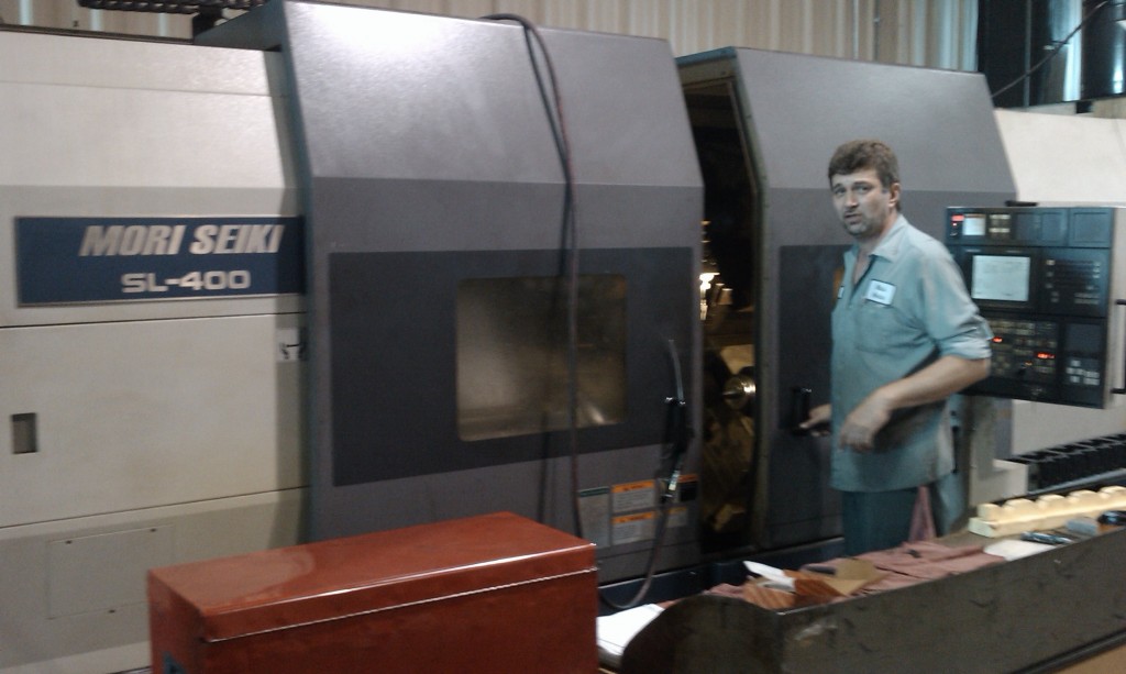 CNC Tuning production parts on Mori-seiki cnc lathe